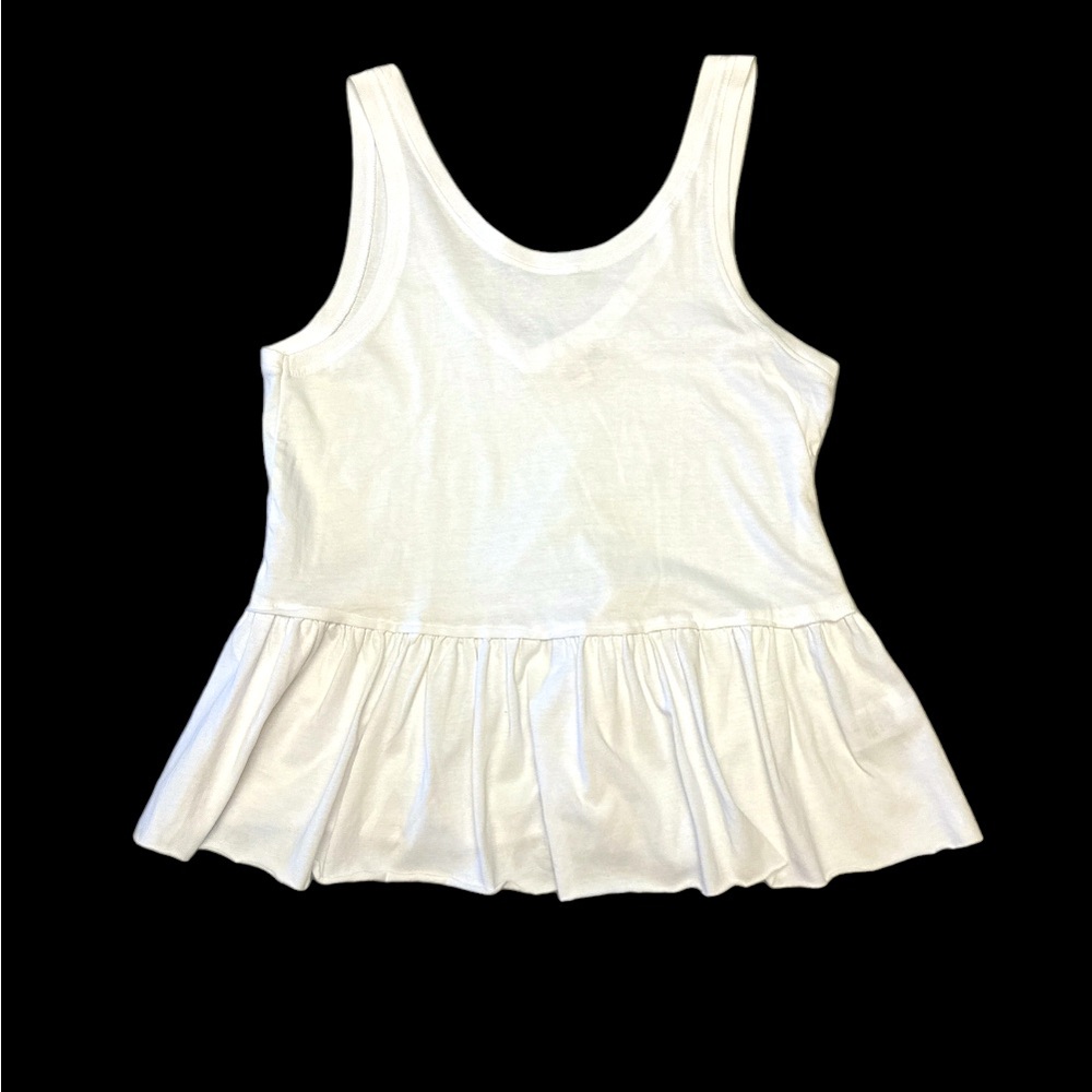 RD Style White Reversible Tank Top